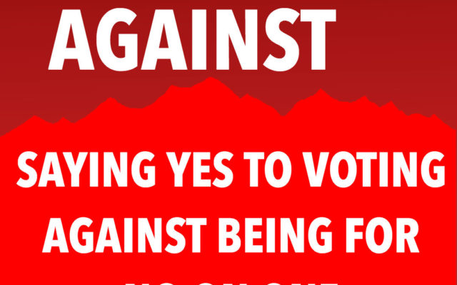 Stand Against Saying Yes To Voting Against Being For No On 1