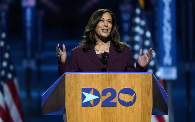 Kamala Harris Seizes Historic Moment In Accepting VP Nomination