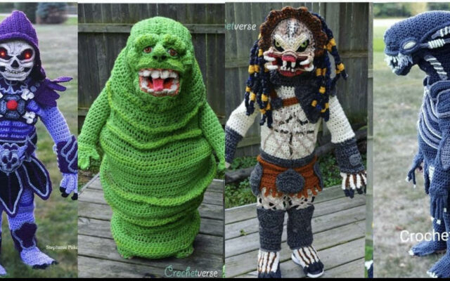Woman Crochets Incredible Halloween Costumes For Her Kids