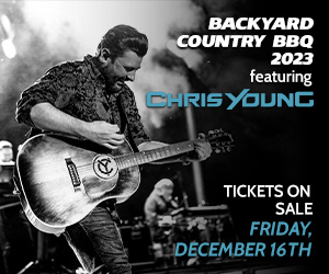 Chris Young Coming to The Backyard Country BBQ